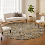 Dalyn Nexus NX3 Ivory Rug shown in a room