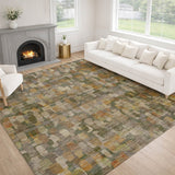 Dalyn Nexus NX4 Basil Rug shown in a room