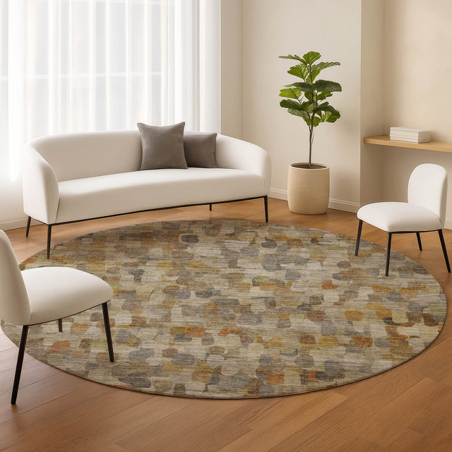 Dalyn Nexus NX4 Beige Rug shown in a room