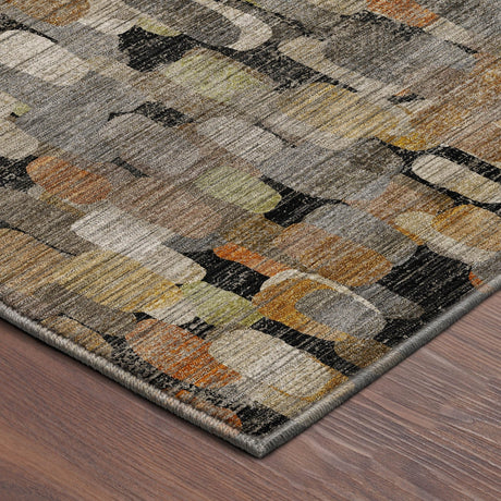 Dalyn Nexus NX4 Black Rug corner detail