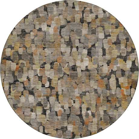 Dalyn Nexus NX4 Black Rug round rug
