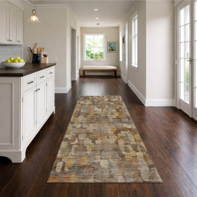 Dalyn Nexus NX4 Chocolate Rug shown in a room