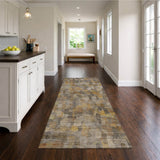 Dalyn Nexus NX4 Gray Rug shown in a room