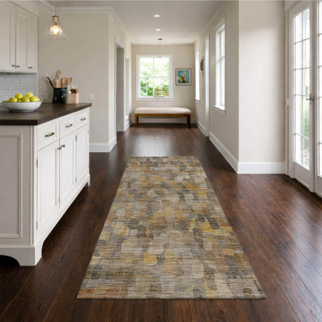 Dalyn Nexus NX4 Gray Rug shown in a room