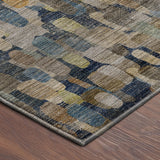 Dalyn Nexus NX4 Navy Rug corner detail