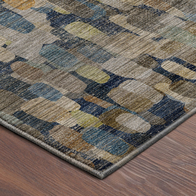 Dalyn Nexus NX4 Navy Rug corner detail