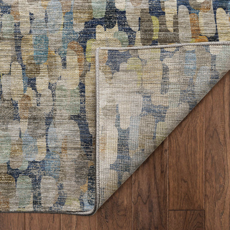 Dalyn Nexus NX4 Navy Rug backing detail