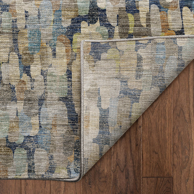 Dalyn Nexus NX4 Navy Rug backing detail