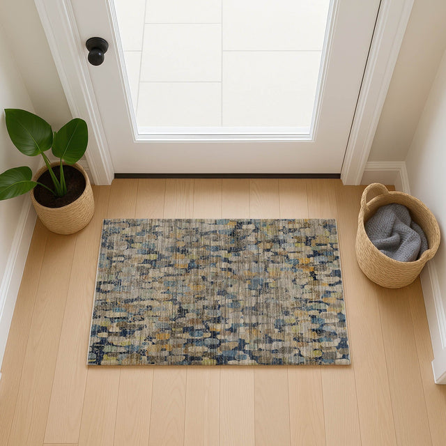 Dalyn Nexus NX4 Navy Rug shown in a room