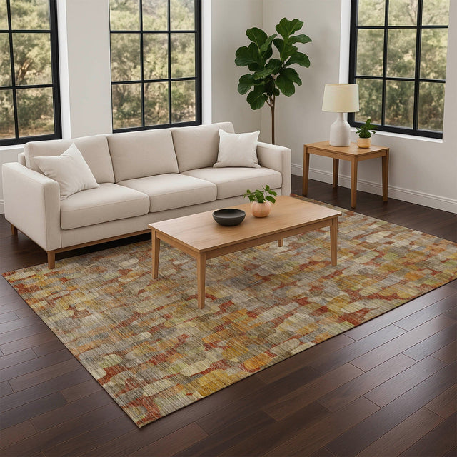 Dalyn Nexus NX4 Paprika Rug shown in a room