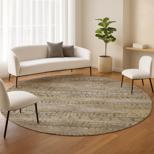 Dalyn Nexus NX5 Beige Rug shown in a room