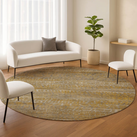 Dalyn Nexus NX5 Gold Rug shown in a room