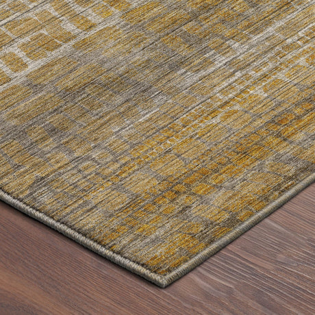 Dalyn Nexus NX5 Gold Rug corner detail