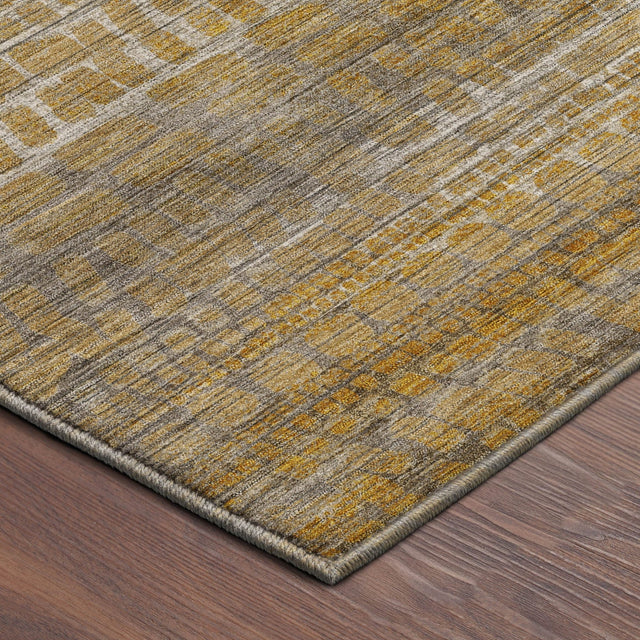 Dalyn Nexus NX5 Gold Rug corner detail
