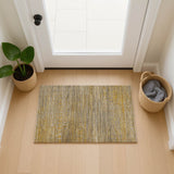 Dalyn Nexus NX5 Gold Rug shown in a room