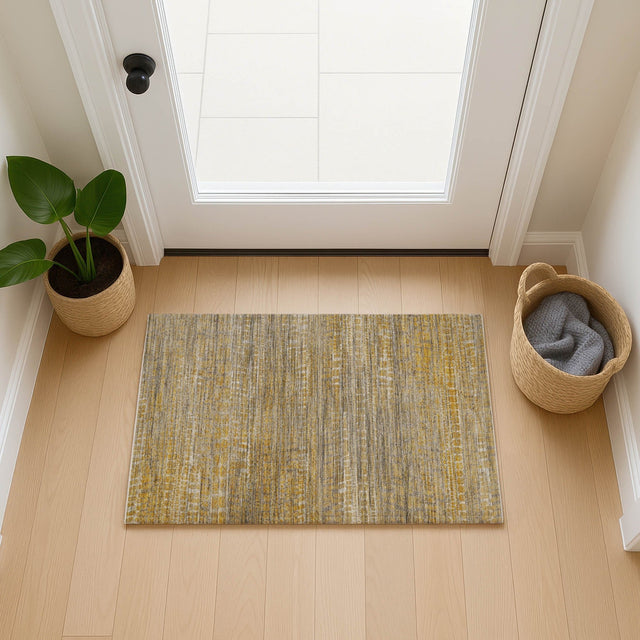 Dalyn Nexus NX5 Gold Rug shown in a room