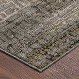 Dalyn Nexus NX5 Gray Rug corner detail