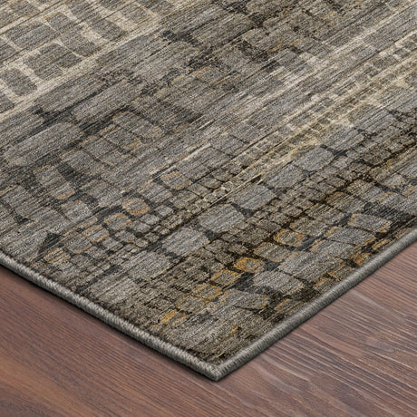 Dalyn Nexus NX5 Gray Rug corner detail