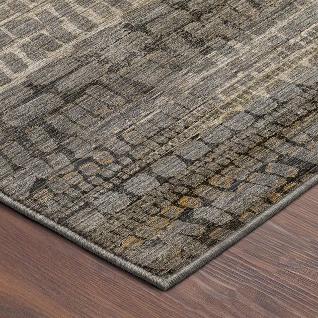 Dalyn Nexus NX5 Gray Rug corner detail