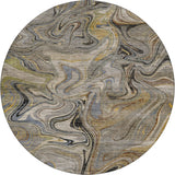 Dalyn Nexus NX6 Gray Rug round rug