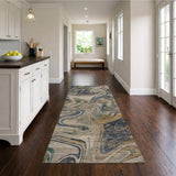 Dalyn Nexus NX6 Navy Rug shown in a room