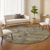 Dalyn Nexus NX6 Putty Rug shown in a room