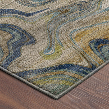 Dalyn Nexus NX6 Putty Rug corner detail