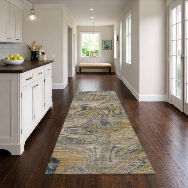 Dalyn Nexus NX6 Putty Rug shown in a room