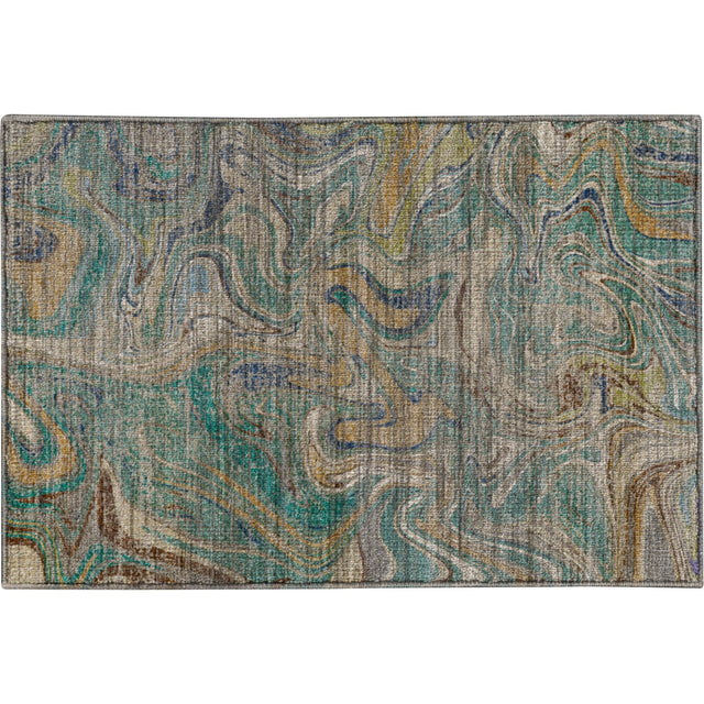 Dalyn Nexus NX6 Teal Rug rectangular rug