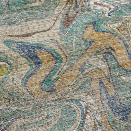 Dalyn Nexus NX6 Teal Rug color swatch