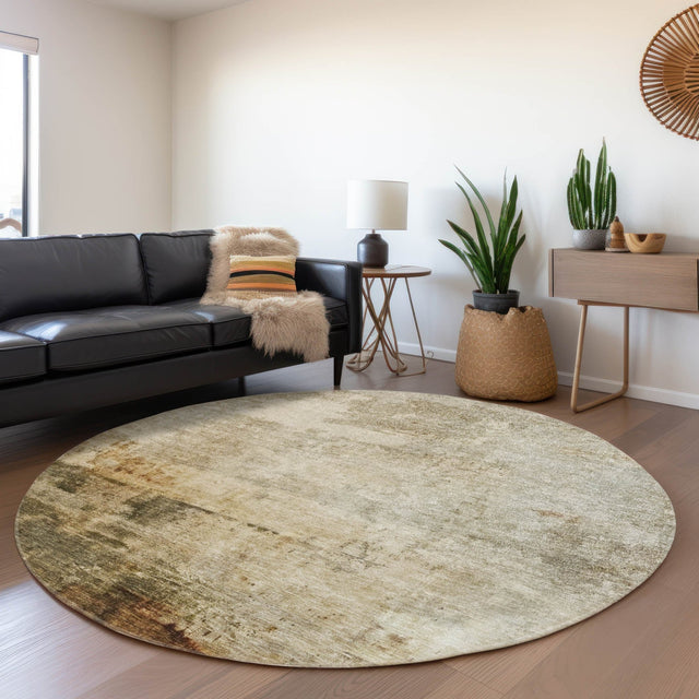 Dalyn Nouveau NV1 Linen Rug shown in a room