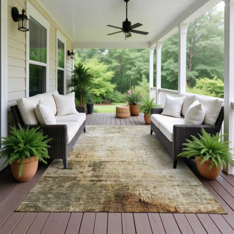 Dalyn Nouveau NV1 Linen Rug outdoor lifestyle image