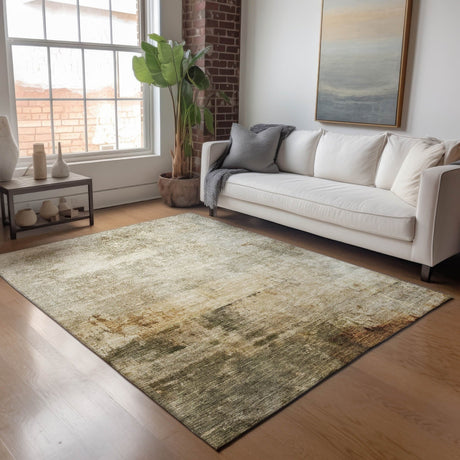 Dalyn Nouveau NV1 Linen Rug shown in a room
