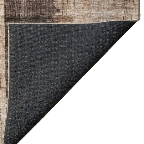 Dalyn Nouveau NV10 Brown Rug backing detail