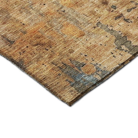 Dalyn Nouveau NV11 Copper Rug corner detail