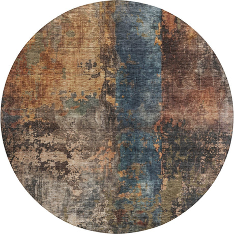 Dalyn Nouveau NV12 Blue Rug round rug
