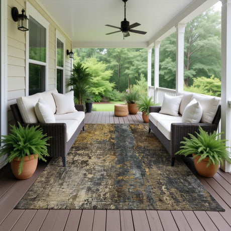 Dalyn Nouveau NV12 Gray Rug outdoor lifestyle image