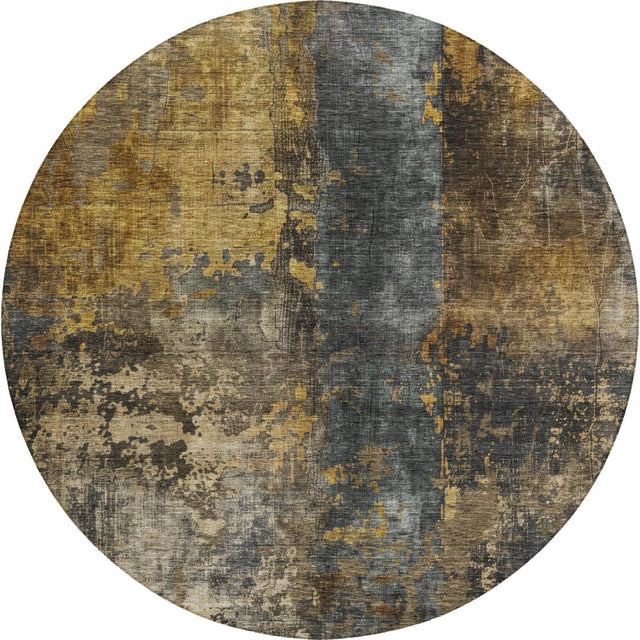 Dalyn Nouveau NV12 Gray Rug round rug