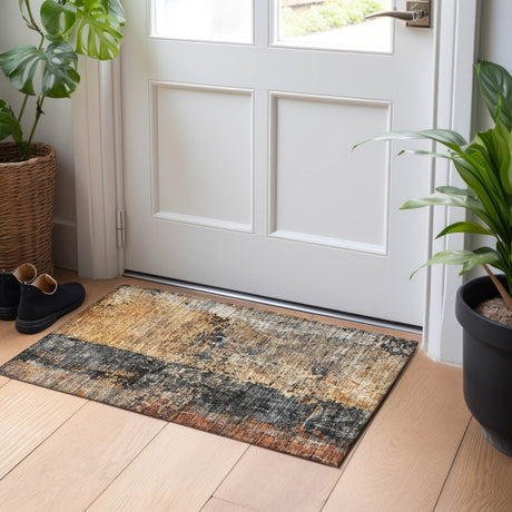 Dalyn Nouveau NV13 Copper Rug shown in a room