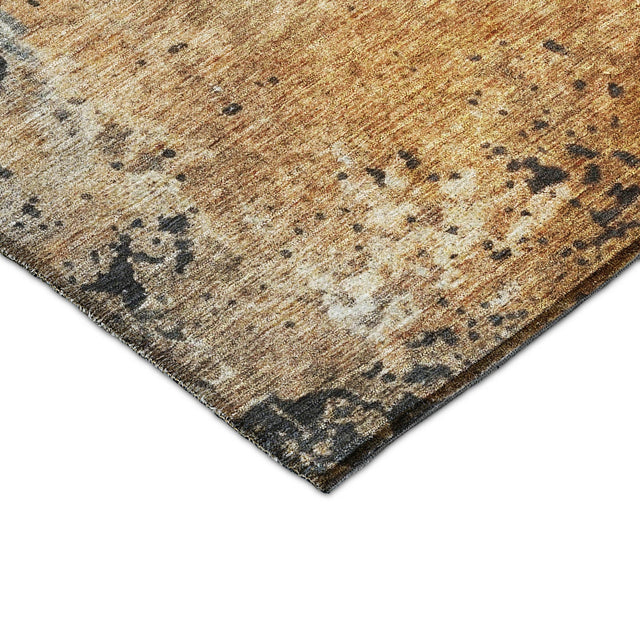 Dalyn Nouveau NV13 Copper Rug corner detail