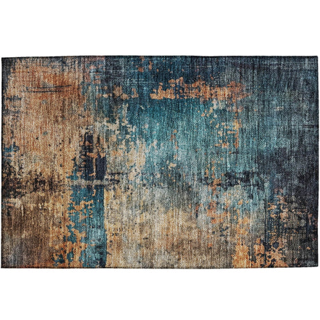 Dalyn Nouveau NV14 Teal Rug rectangular rug