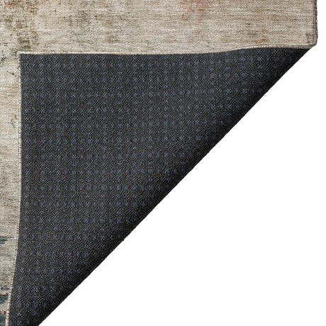 Dalyn Nouveau NV15 Taupe Rug backing detail