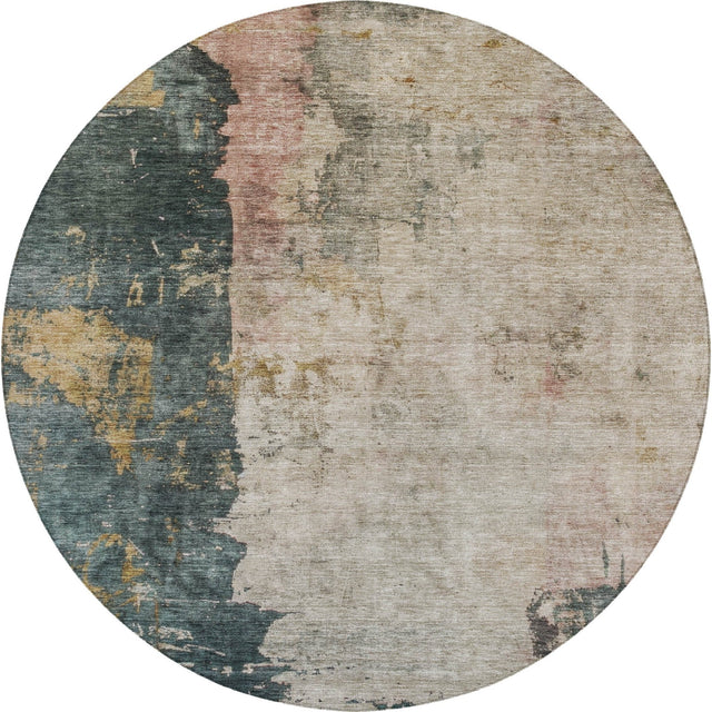 Dalyn Nouveau NV15 Taupe Rug round rug