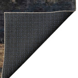 Dalyn Nouveau NV17 Charcoal Rug backing detail