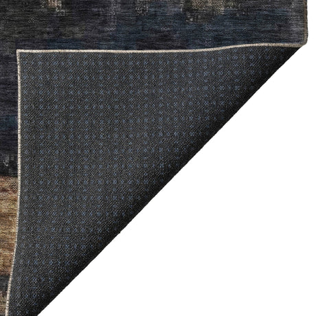 Dalyn Nouveau NV17 Charcoal Rug backing detail