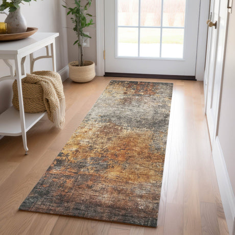 Dalyn Nouveau NV18 Paprika Rug shown in a room