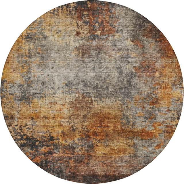 Dalyn Nouveau NV18 Paprika Rug round rug
