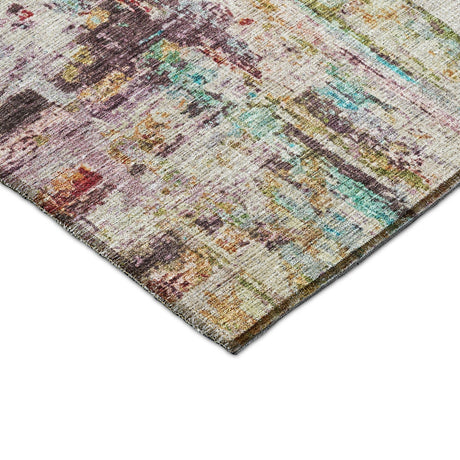 Dalyn Nouveau NV2 Lavender Rug corner detail