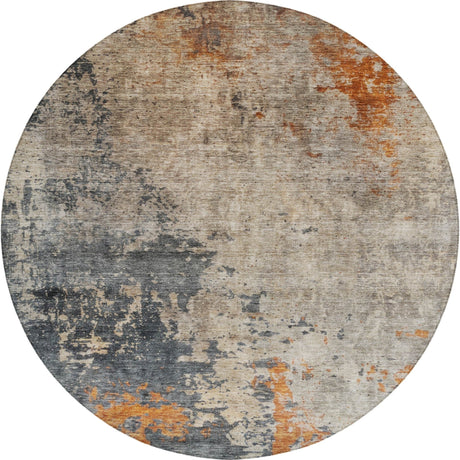 Dalyn Nouveau NV20 Khaki Rug round rug