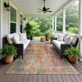 Dalyn Nouveau NV21 Tan Rug outdoor lifestyle image